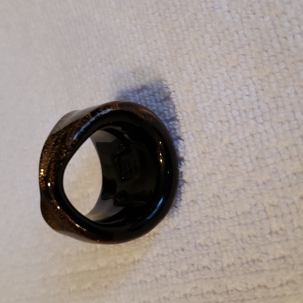 Glass ring size 7 - Picture 6 of 9